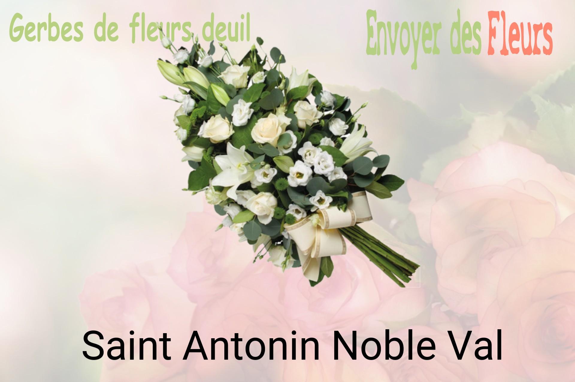 Gerbe de fleurs de deuil livrée à Saint-Antonin-Noble-Val